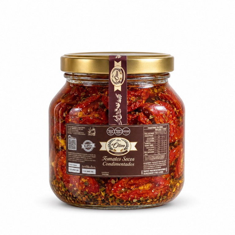 Tomates secos condimentados Don Olivo, frasco grande